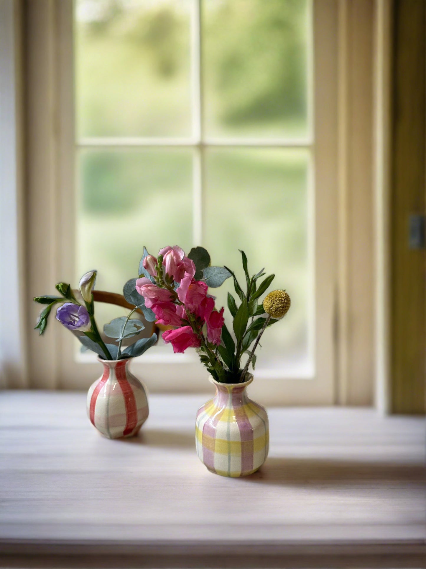 Tartan Bud Vase